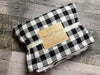 Buffalo Check White and Black Cabin Blankie