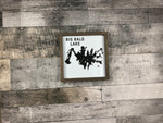 Custom "Lake Silhouette" sign