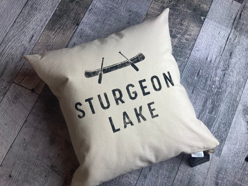 Custom Lake Canoe Pillow