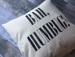 Bah, Humbug! | Christmas pillow