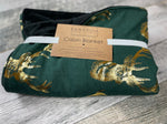Gold Stag Buck Cabin Blanket