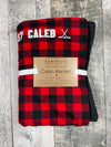 Custom Name and Number Hockey Blanket | cabin blanket