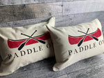 Paddle On Canoe Pillow