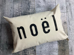 Noël Canvas Pillow | Christmas Pillow