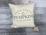 Farm Fresh Pumpkins pillow