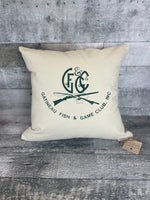 Custom Logo Canvas Pillow
