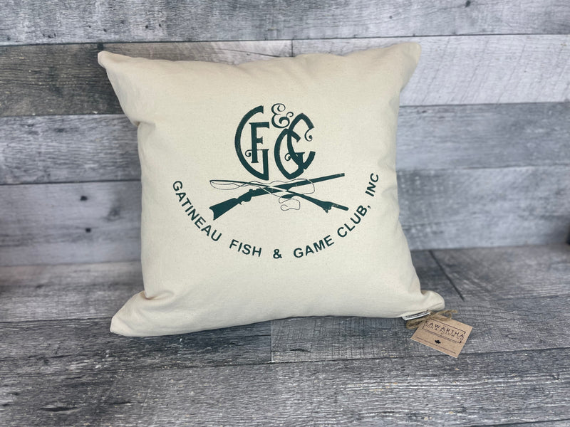 Custom Logo Canvas Pillow