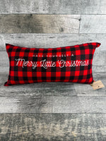 Buff Check Have Yourself a Merry Little Christmas | Christmas Pillow