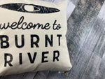 Custom Kayak Welcome To the River Pillow