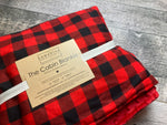 Buffalo Check Red and Black Cabin Blankie