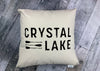 Custom Lake Three Paddle Pillow