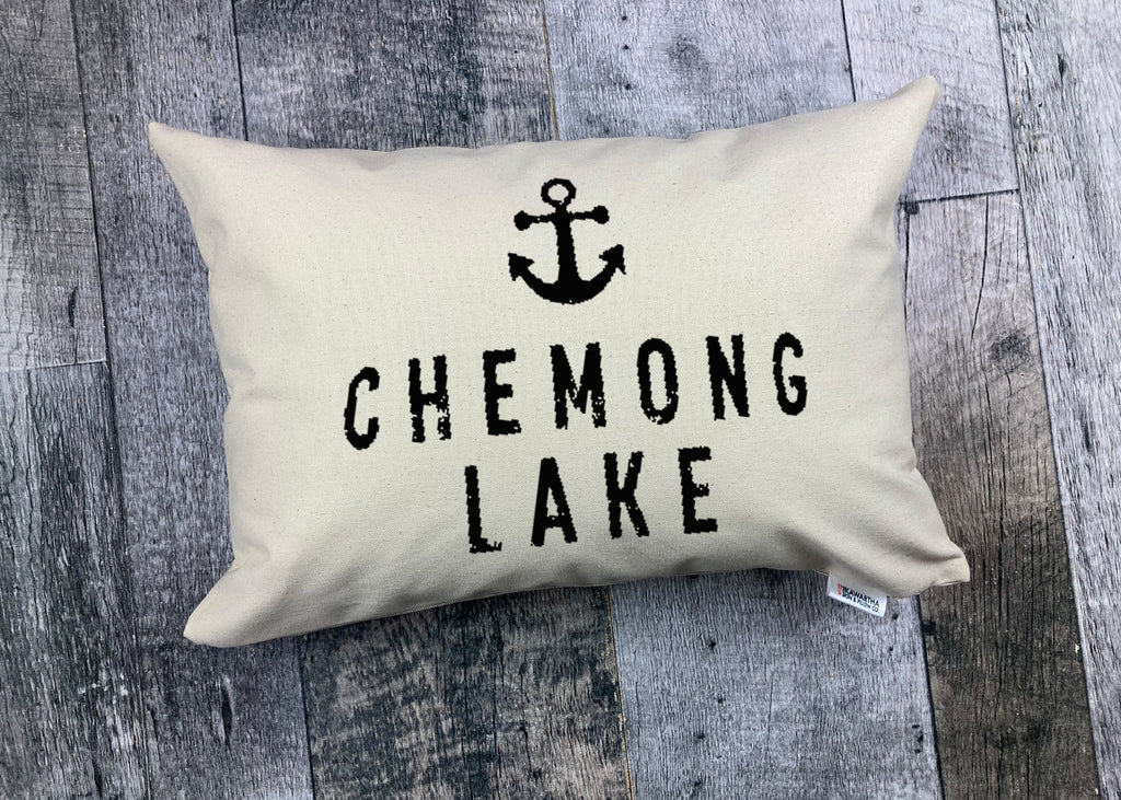 Custom Lake Anchor Pillow