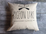 Custom Lake Paddle Pillow
