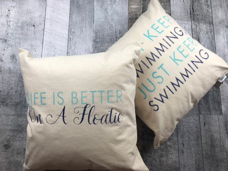 Life Is Better By The Pool Pillow Cover