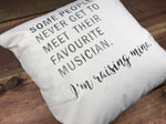 Raising My Favourtie Musician pillow