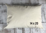 The Cabin - custom established date pillow