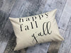 Happy Fall Y’all pillow