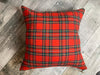 Royal Stewart Plaid Pillow