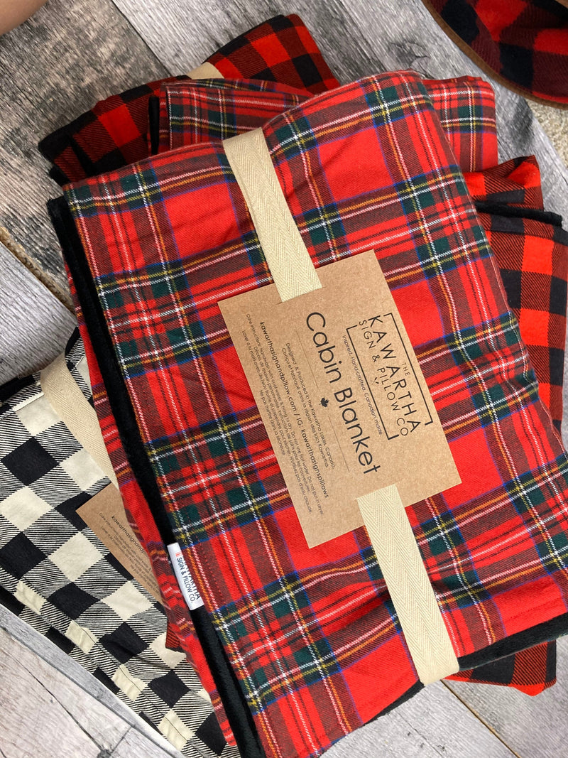 Royal Stewart Tartan Cabin Blanket – Kawartha Sign & Pillow Co