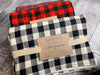 Buffalo Check Cabin Throw Blanket in Black and White