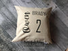 Personalized Hockey Player pillow - name and jersey number