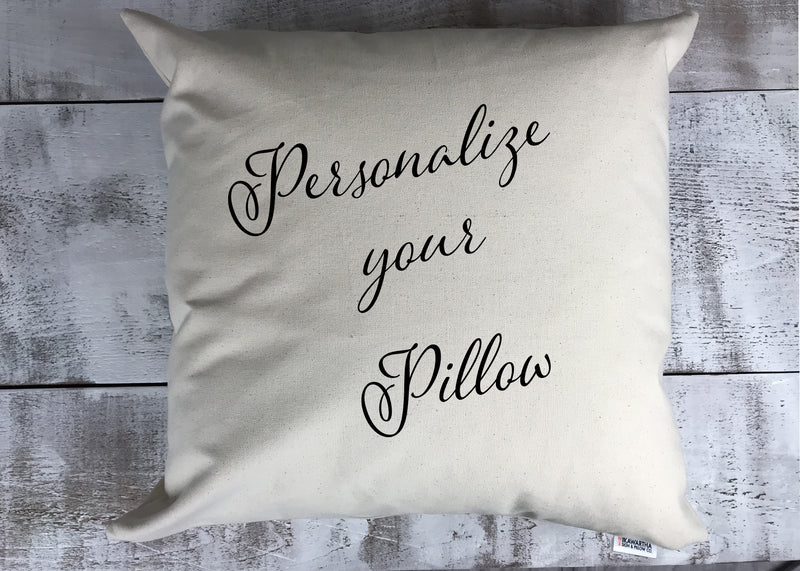 Personalize Your Pillow