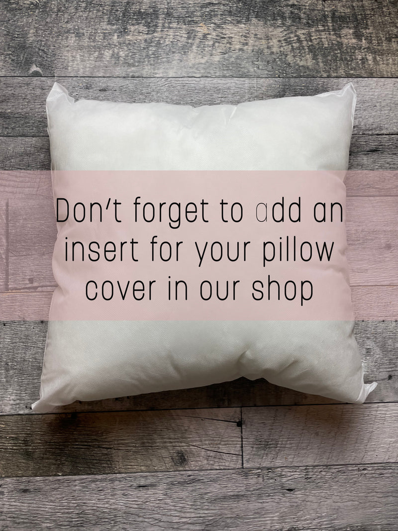 The Cabin - custom established date pillow