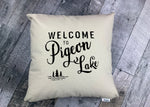 Vintage Welcome Lake Custom Pillow